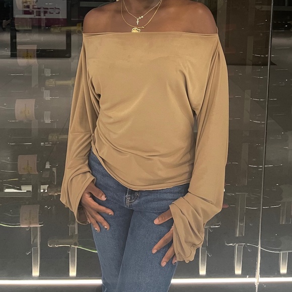 Draped batwing top - Picture 1 of 1